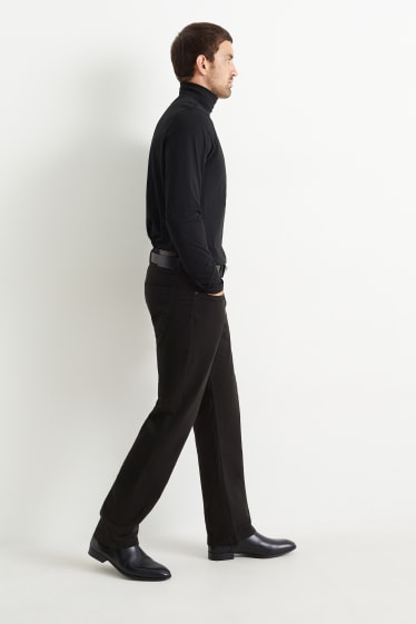 Men - Thermal trousers - regular fit - black