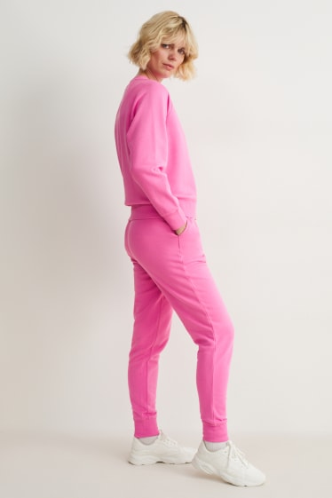 Mujer - Pantalón de deporte básico - fucsia