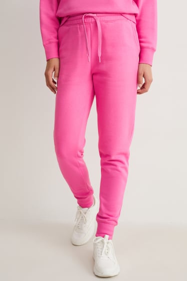 Mujer - Pantalón de deporte básico - fucsia