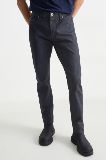 Uomo - Slim tapered jeans - blu scuro