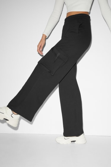 Donna - CLOCKHOUSE - pantaloni sportivi cargo - nero
