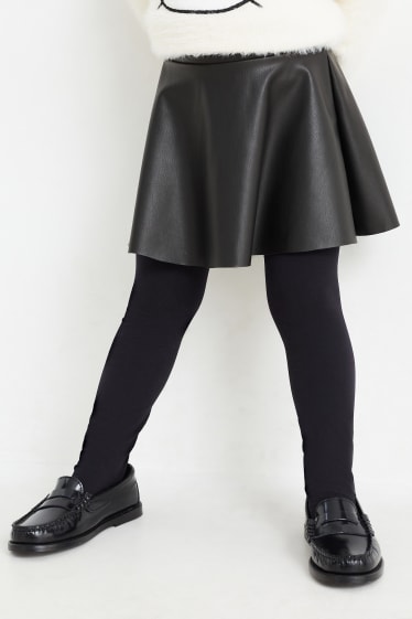 Nena - Faldilla - imitació de pell - negre