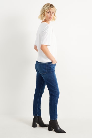 Damen - Boyfriend Jeans - Mid Waist - LYCRA® - jeansblau