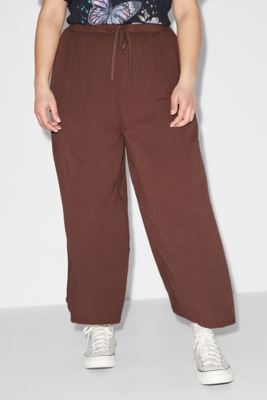 Femmes - CLOCKHOUSE - jupe-culotte - high waist - marron foncé