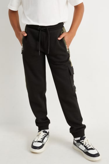 Kinder Buben - Multipack 2er - Jogginghose - khaki