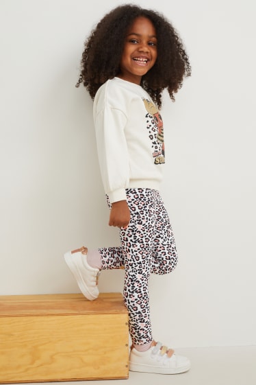 Enfants filles - L.O.L. Surprise - leggings doublés - gris