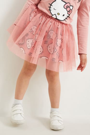 Nena - Hello Kitty - faldilla - rosa