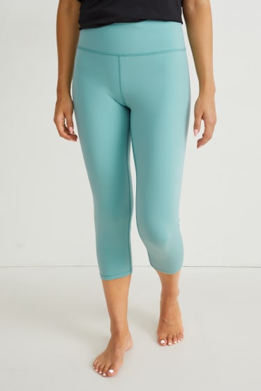 Femmes - Legging capri fonctionnel - Supportive - yoga - vert clair