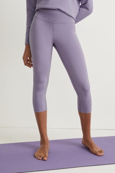 Dona - Leggings capri tècnics - Supportive - ioga - violeta clar