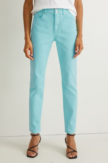 Dona - Pantalons - high waist - Flex - verd menta