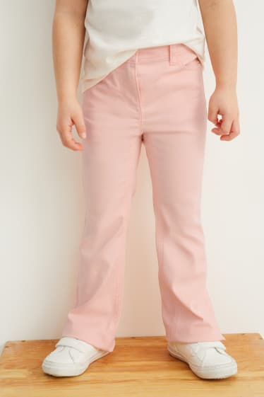 Children Girls - Trousers - flared - LYCRA® - rose
