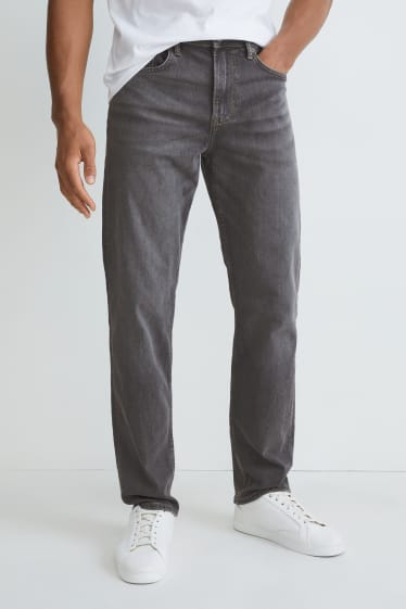 Herren - Straight Jeans - dunkelgrau