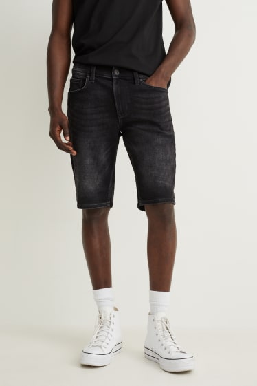 Hommes - Short en jean - Flex jog denim - LYCRA® - jean gris foncé