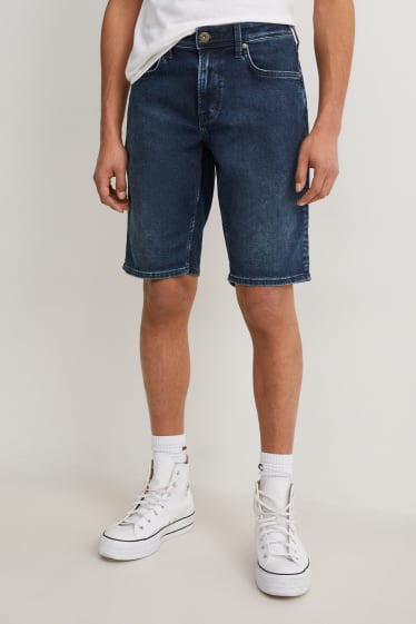 Uomo - Shorts di jeans - Flex jog denim - LYCRA® - jeans blu scuro