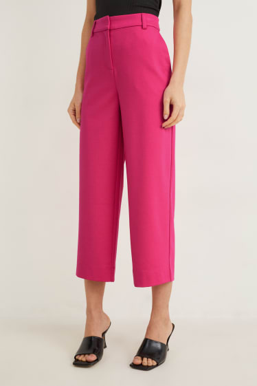 Donna - Culotte - vita alta - straight fit - fucsia