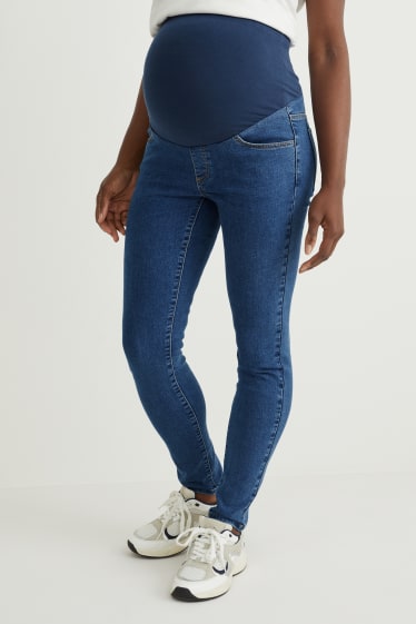 Femmes - Jean de grossesse - jean jegging - jean bleu