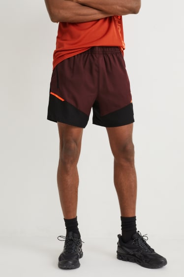 Hommes - Short de sport - marron foncé