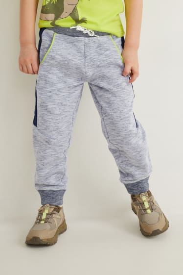 Enfants garçons - Pantalon de jogging - gris clair chiné