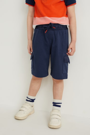 Children Boys - Sweat bermuda shorts - dark blue