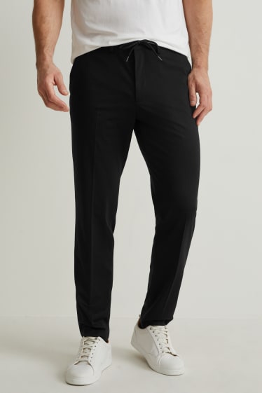 Men - Suit trousers - slim fit - Flex - LYCRA® - black