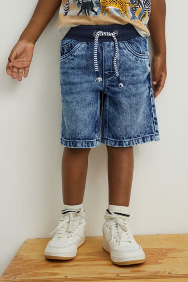 Kinder Jungen - Jeans-Shorts - helljeansblau