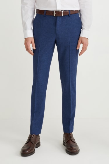 Heren - Broek uit het combi-systeem - slim fit - Flex - LYCRA® - donkerblauw