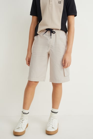 Kinder Buben - Shorts - hellbeige