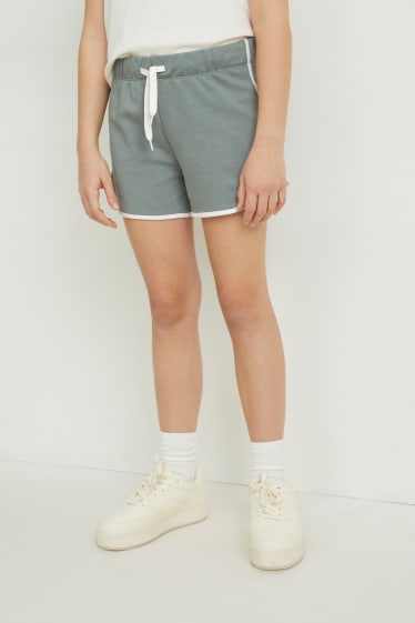 Nena - Pantalons curts de xandall - verd