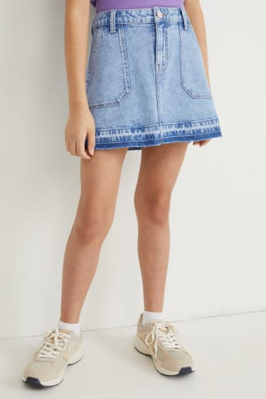 Bambine - Gonna di jeans - jeans azzurro