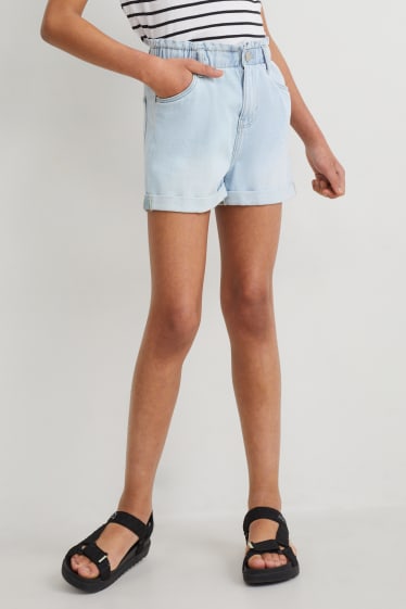 Nena - Texans curts - blau clar
