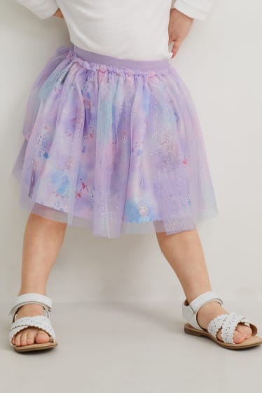 Bambine - Frozen - gonna di tulle - viola chiaro
