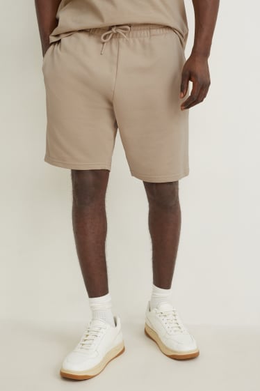 Herren - Sweatshorts - beige