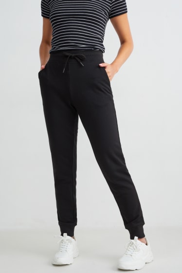 Damen - Basic-Jogginghose - schwarz