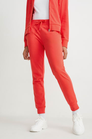 Dona - Pantalons de xandall bàsics - vermell