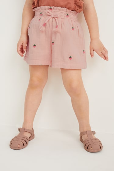 Nena - Pantalons curts - estampats - rosa