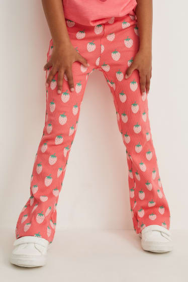 Nena - Flared leggings - estampats - fúcsia