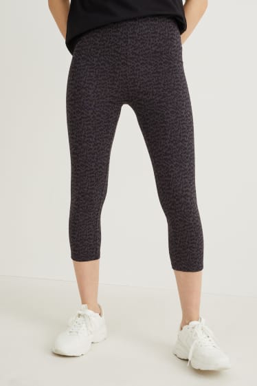 Dona - Paquet de 2 - leggings capri - gris fosc