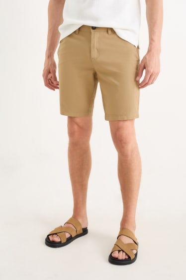 Hommes - Short - Flex - 4 Way Stretch - LYCRA® - beige