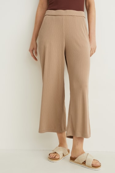 Damen - Culotte - Mid Waist - beige