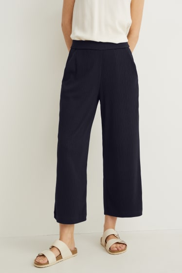 Damen - Culotte - Mid Waist - dunkelblau