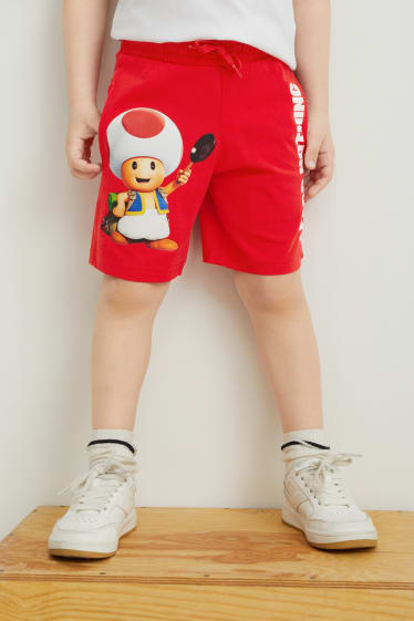 Enfants garçons - Lot de 5 - Super Mario Bros. - Bermudas - bleu foncé