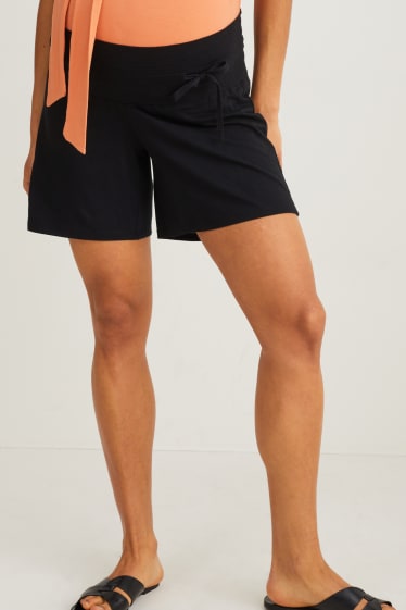 Femmes - Lot de 2 - shorts de grossesse - noir