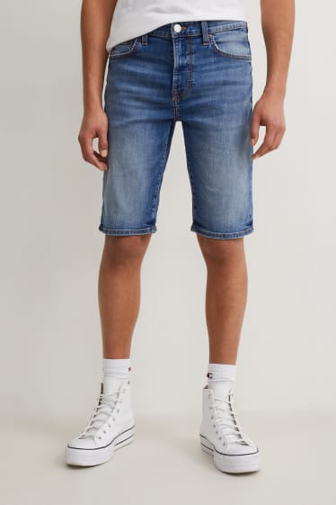 Hommes - Short en jean - jean bleu clair