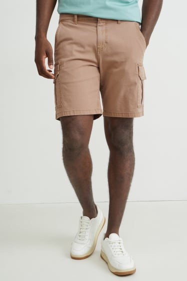 Herren - Cargoshorts - taupe