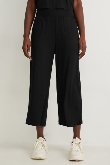 Donna - Culotte basic - vita media - nero