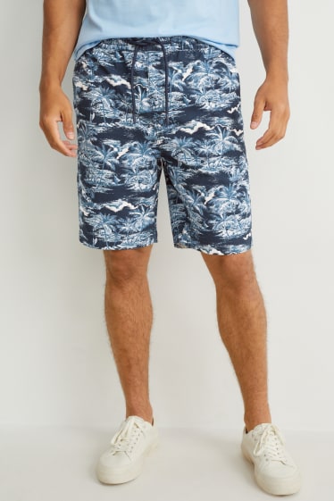 Uomo - Shorts - blu scuro