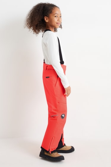 Bambine - Pantaloni da sci - rosso