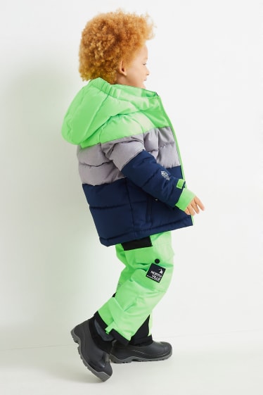 Bambini - Pantaloni da sci - verde fluorescente