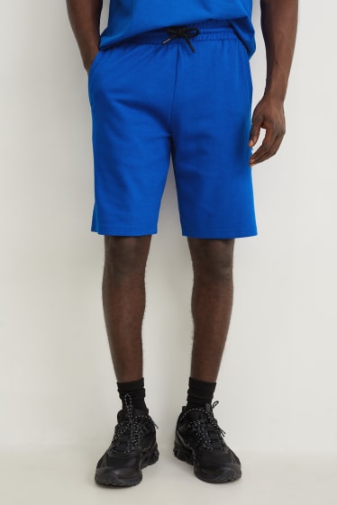 Men - Sweat shorts - blue