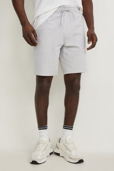Herren - Sweatshorts - Flex - hellgrau-melange